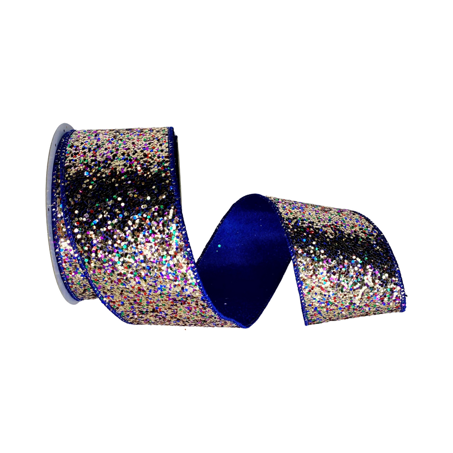 Multi Satin Glitter Ribbon 2.5x 4YD – Miss Cayce's Wonderland