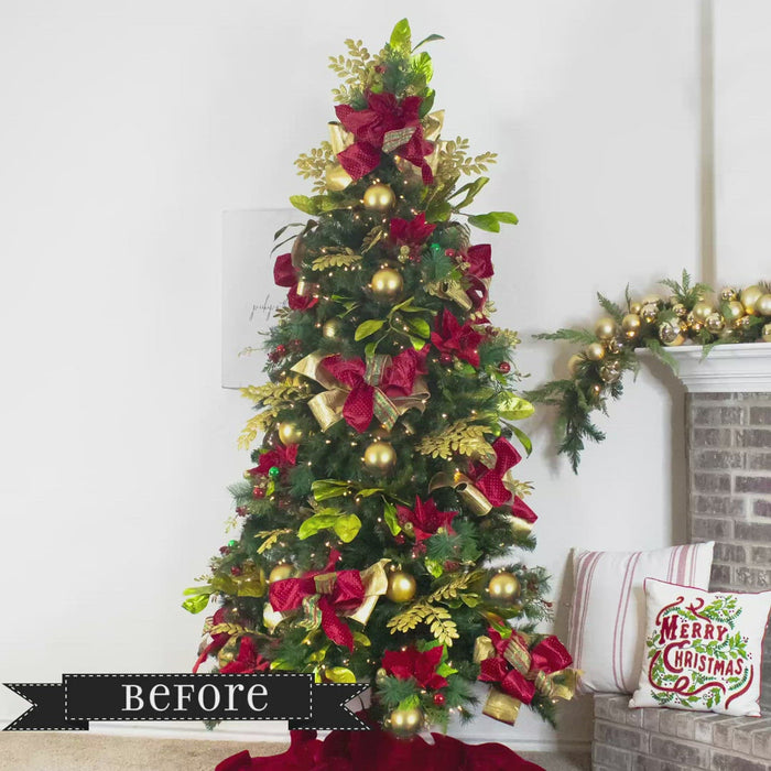 Glitter Christmas Spray in Red, Green and Gold – Miss Cayce's Wonderland