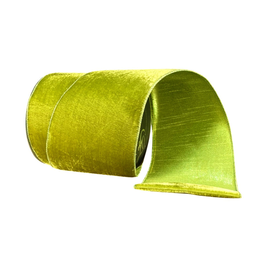Lime Green Velvet Ribbon, 6 X 10YD – Miss Cayce's Wonderland