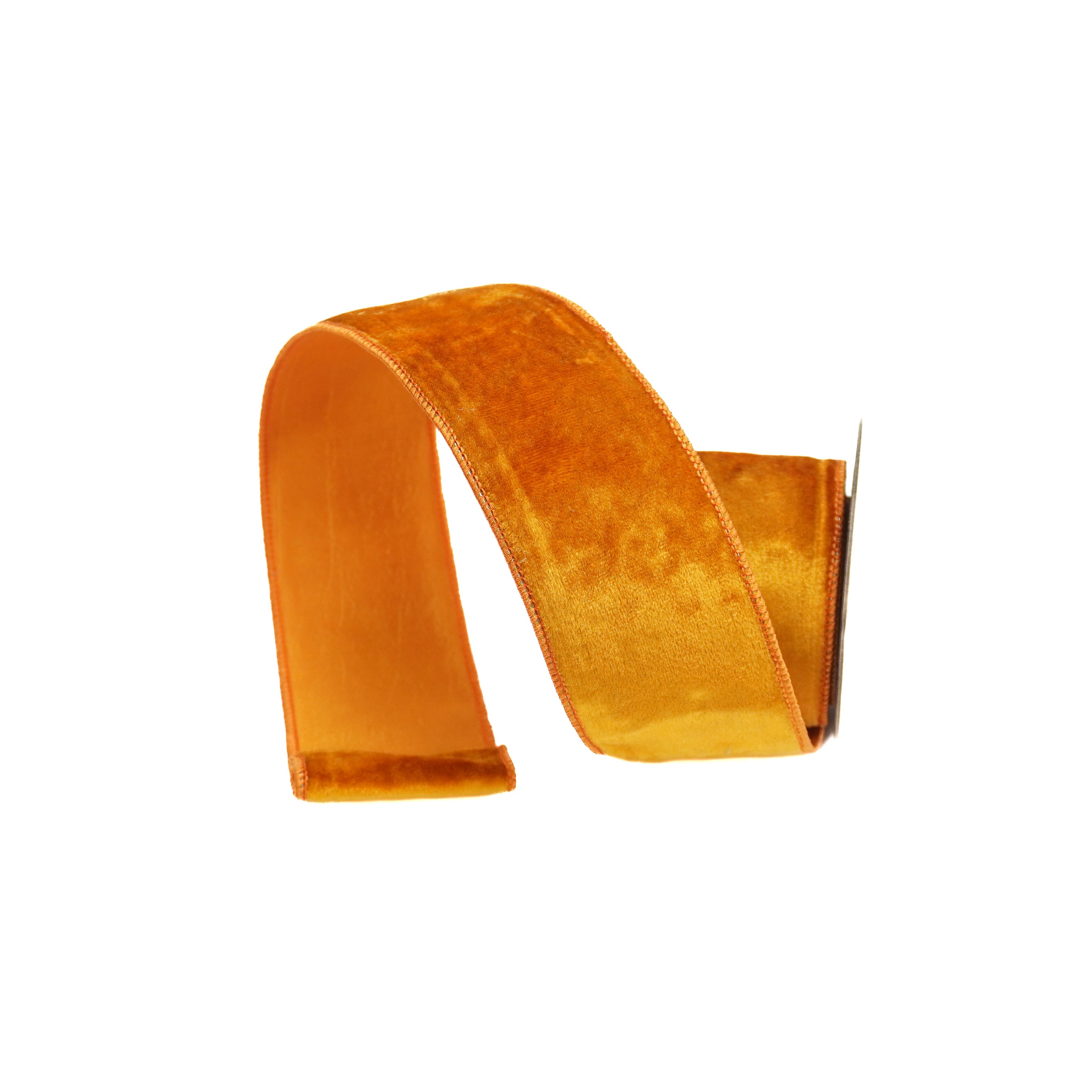Orange Silky Velvet Ribbon, 2.5 X 10YD